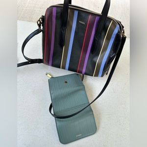 Fossil bag and wallet